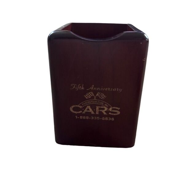 CARS Protection Plus Wooden Pencil Container - Picture 1 of 6